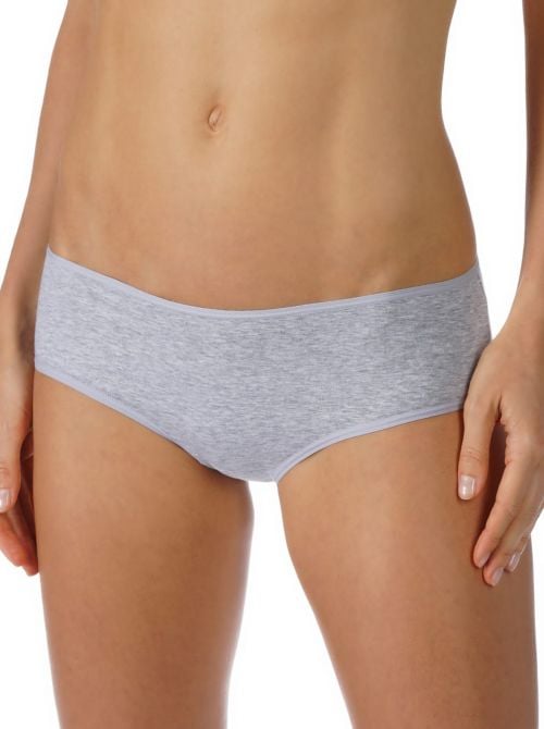 Cotton Pure hipster briefs, gray melange MEY