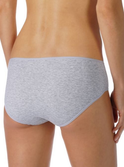 Cotton Pure hipster briefs, gray melange