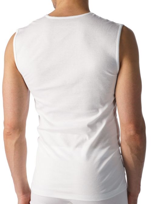 Casual Cotton maglia senza maniche in cotone, bianco MEY