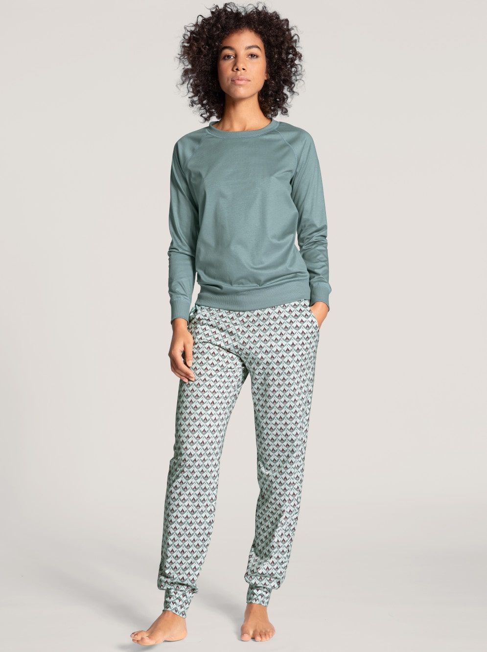 29292 Calida pantalone con polsini 100% cotone