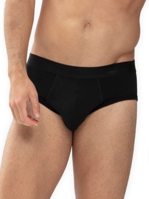 Superior slip uomo classico, nero MEY