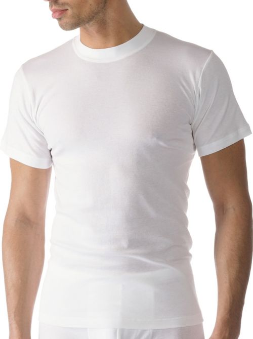 Casual Cotton Olympia half sleeve shirt, white MEY