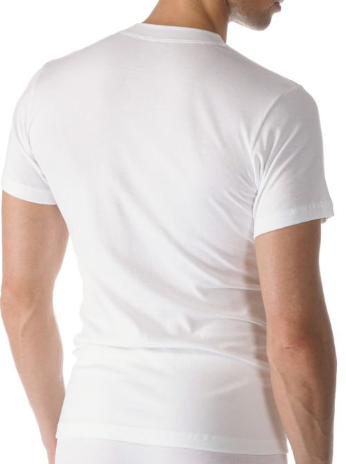 Casual Cotton Olympia half sleeve shirt, white MEY