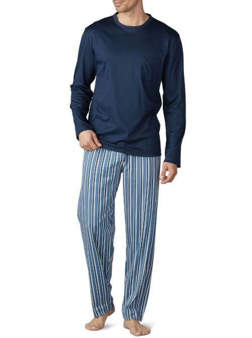 18780 round neck pajamas, dark blue MEY