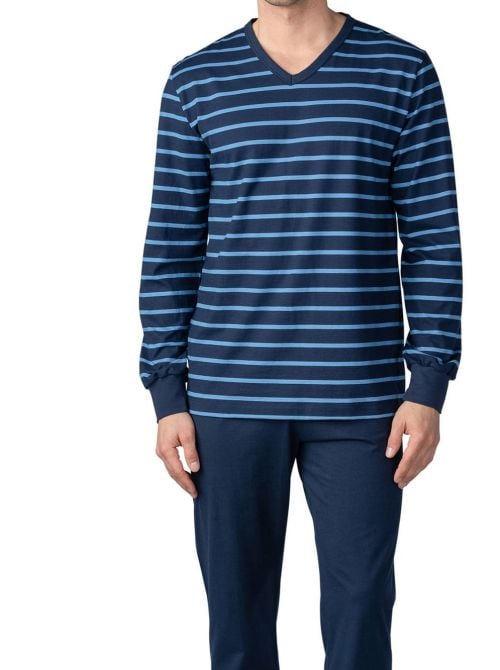 11289 Pajamas with cuffs, striped pattern