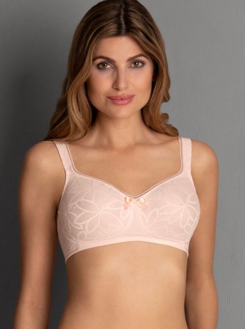 Selena Non-wired bra, pearl rose