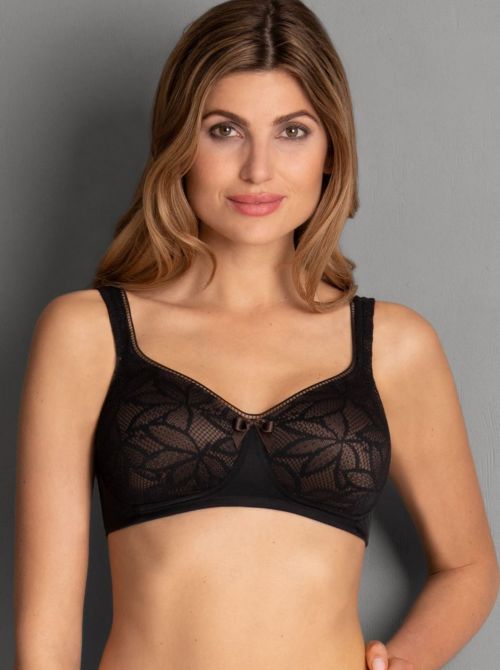 Selena Reggiseno senza ferretto, nero ROSA FAIA