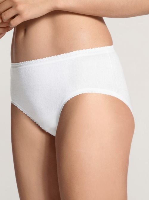 24060 Terry cloth briefs, bianco CALIDA