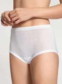 21060 Classic Ajour slip a vita alta, bianco