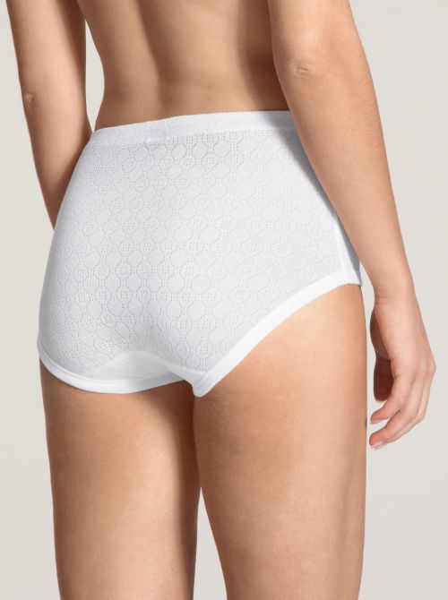 21060 Classic Ajour slip a vita alta, bianco