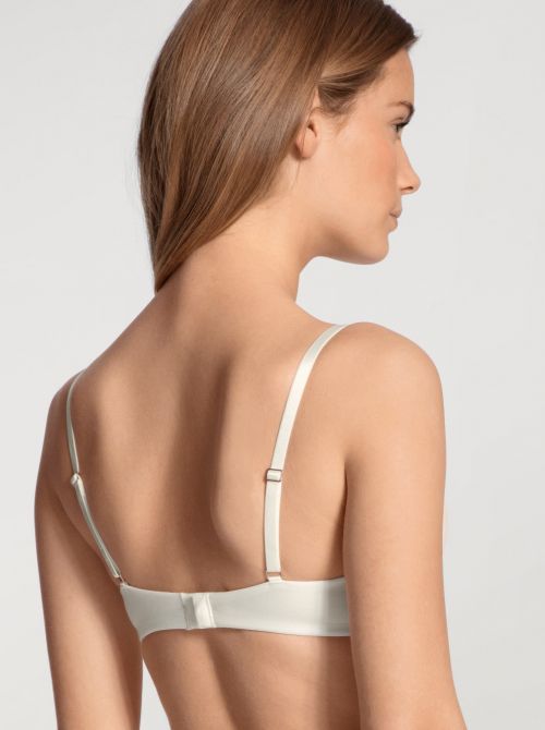 Cate non-wired triangle bra, cream