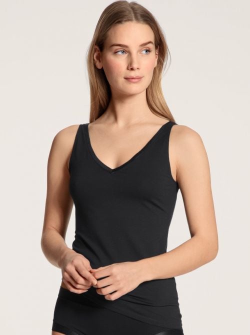 Cate Tank-Top, nero CALIDA