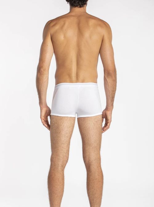 Issyk - Boxer Parigamba in Cotone Elasticizzato, bianco