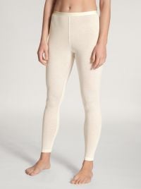 True Confidence leggings lana e seta, crema