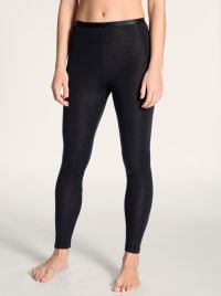 True Confidence leggings lana e seta, nero