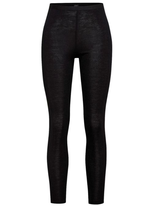 True Confidence leggings lana e seta, nero