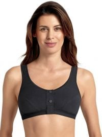 5315X Isra reggiseno per protesi con apertura frontale, nero