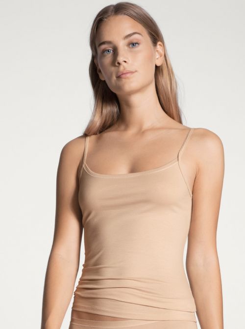 Cate Top with thin straps, nude