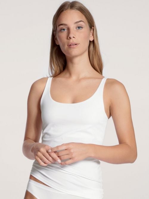 Natural Comfort Tank-Top, white CALIDA