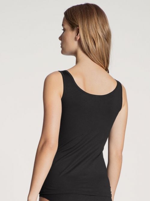 Natural Comfort Tank-Top, nero