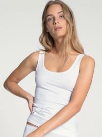 Natural Comfort Tank-Top, bianco
