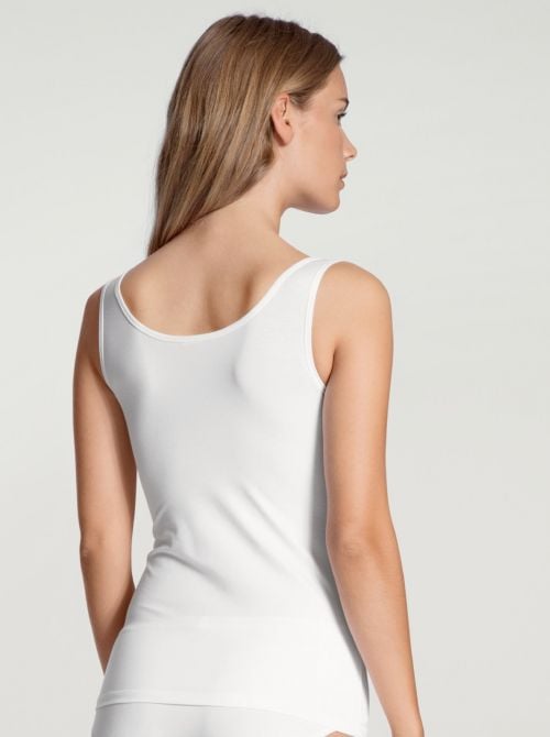 Natural Comfort Tank-Top, bianco