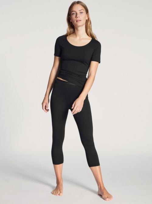 Natural Comfort maglia a manica corta, nero