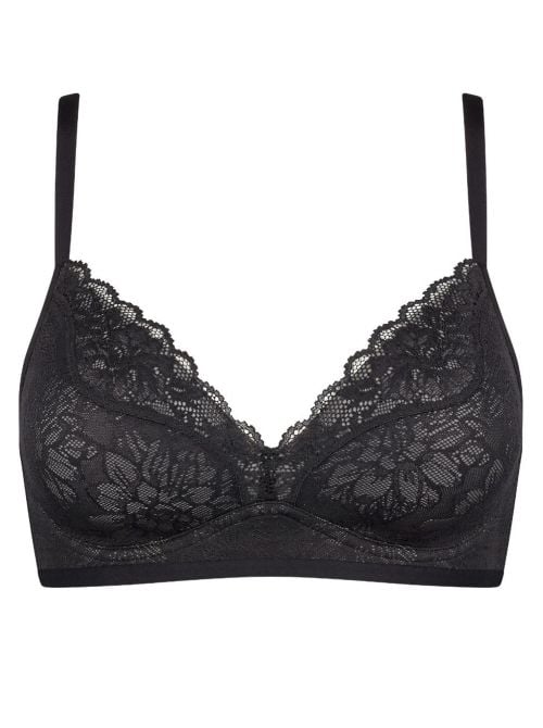 Fit Smart P01 reggiseno senza ferretto sfoderato, nero