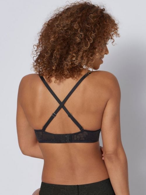 Fit Smart P01 reggiseno senza ferretto sfoderato, nero