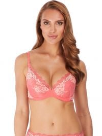 Lace Perfection Reggiseno push up con ferretto, fragola
