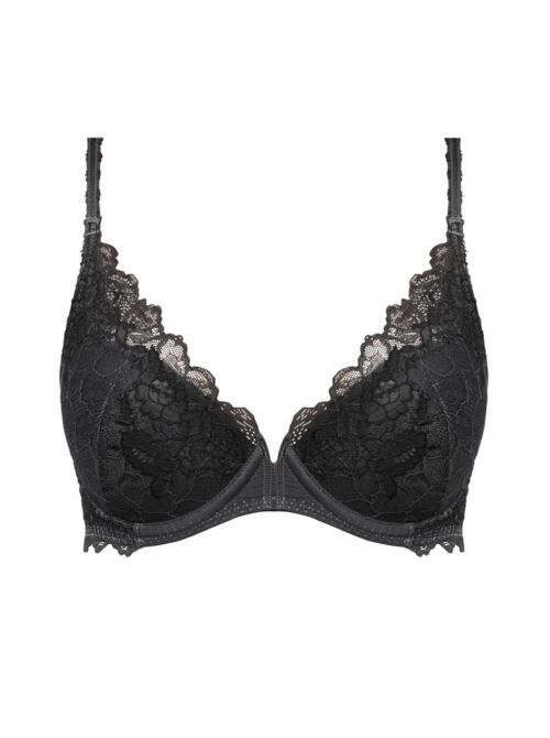 Lace Perfection Reggiseno push up con ferretto, antracite