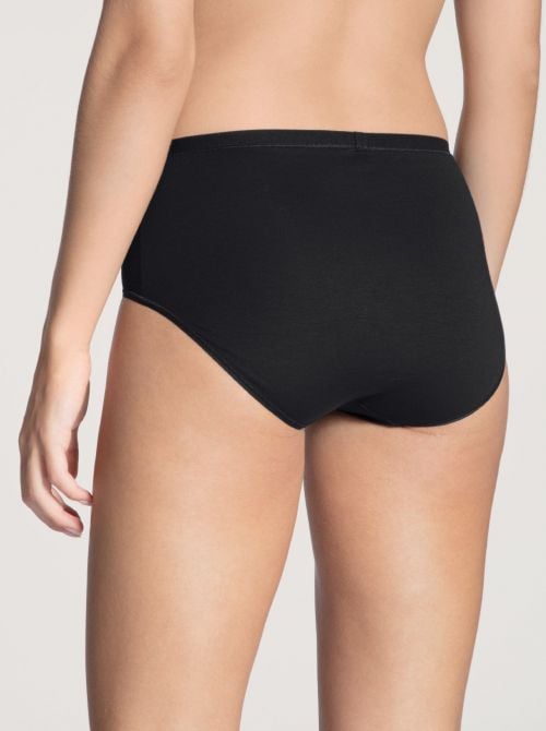 Natural Comfort slip a vita alta, nero