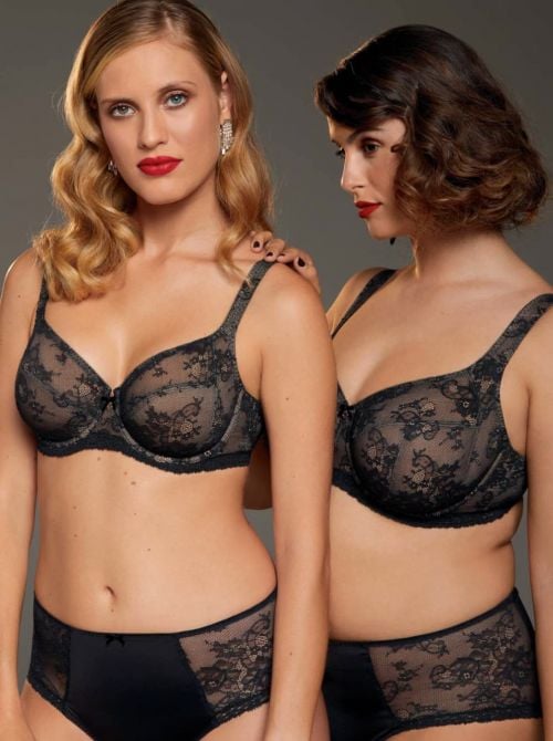 Abby Reggiseno con ferretto, nero