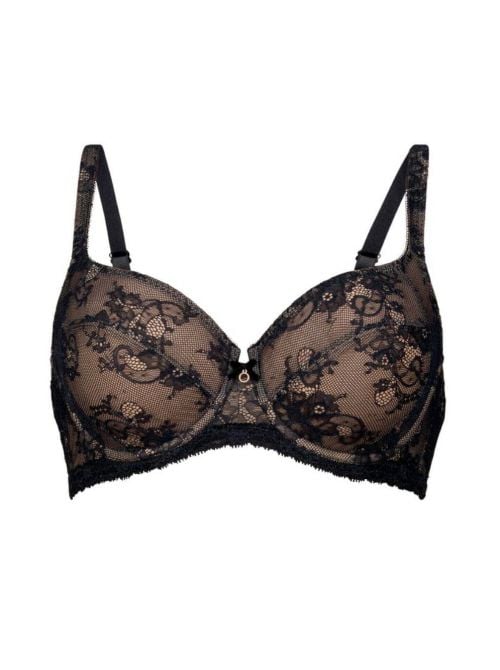 Abby Reggiseno con ferretto, nero