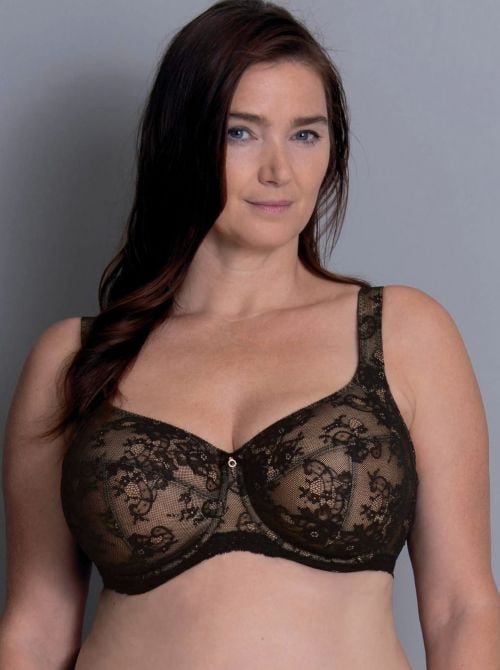 Abby Reggiseno con ferretto Coppe F-J, nero