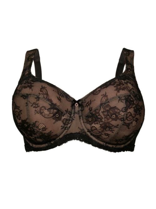 Abby Underwire Bra F-J Cups, black ROSA FAIA