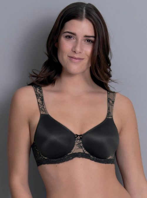 Abby Bra with underwire and molded cups, black ROSA FAIA