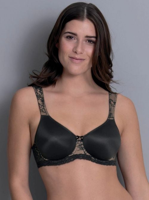 Abby Bra with underwire and molded cups, black