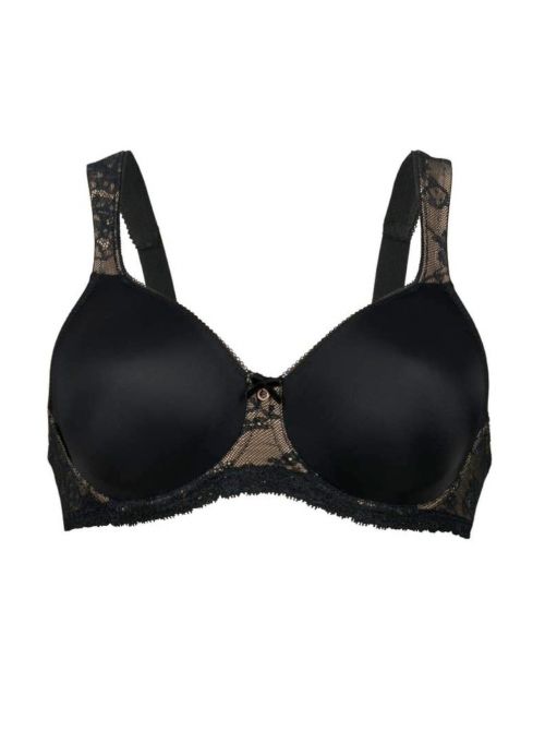 Abby Bra with underwire and molded cups, black