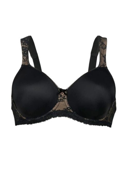 Abby Reggiseno con ferretto e coppe preformate, nero