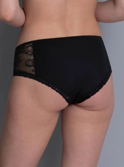 Abby high briefs, black