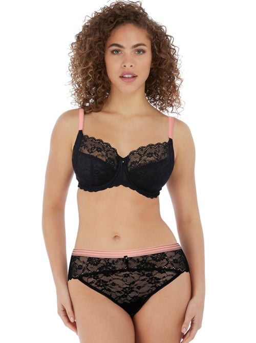 Offbeat Underwired Bra, black