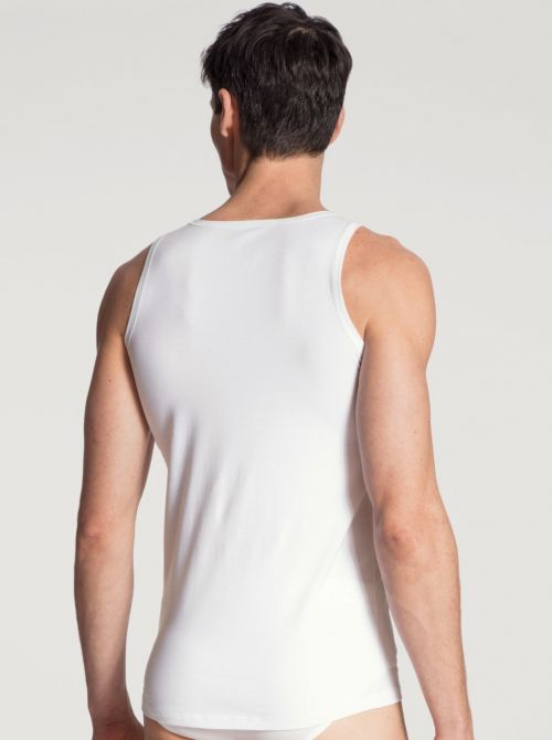 12090 Cotton Code canottiera, bianco