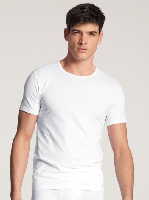 14290 Cotton Code Short sleeve T-shirt, white CALIDA