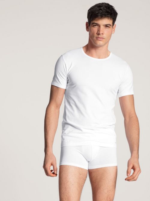 14290 Cotton Code Short sleeve T-shirt, white CALIDA