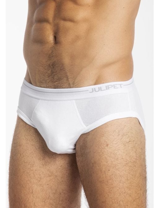Ima - Slip Medio in Cotone Elasticizzato, bianco