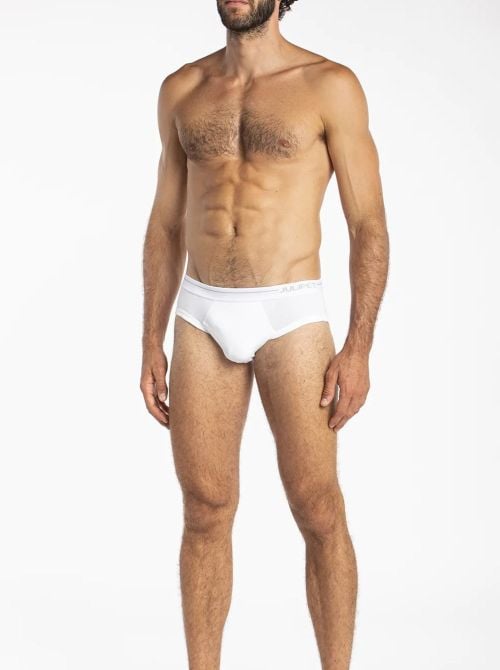 Ima - Slip Medio in Cotone Elasticizzato, bianco