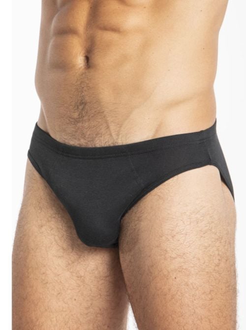 Incontri - Slip in Cotone Elasticizzato, nero