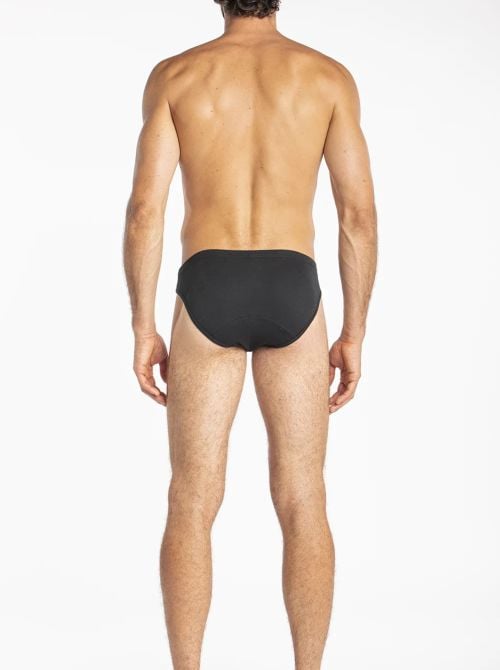 Incontri - Slip in Cotone Elasticizzato, nero
