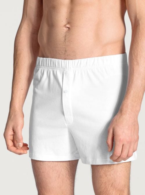 24090 Cotton Code Boxer with opening, white